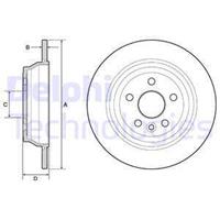 Remschijven DELPHI BG4656C, 2 deel
