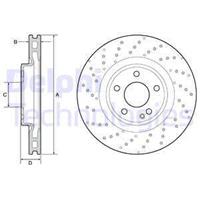 Remschijven DELPHI BG4658C, 2 deel