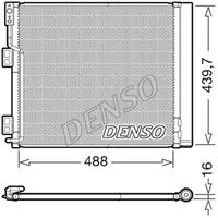 Denso Kondensator, Klimaanlage  DCN46028