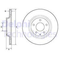 Remschijven DELPHI BG4693C, 2 deel