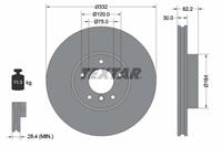 Textar Bremsscheibe Vorderachse  92160803