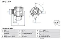 Bosch Generator  0 986 049 990