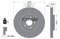 Textar Bremsscheibe Vorderachse  92151003