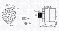 magnetimarelli Dynamo / Alternator MAGNETI MARELLI 063321156010