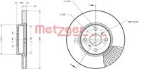 Metzger Bremsscheibe Vorderachse  6110496