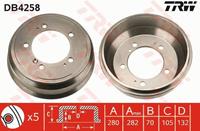 TRW Bremstrommel Hinterachse  DB4258