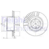 Delphi Remschijf BG3737C