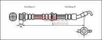 Metzger Bremsschlauch vorne  4113326