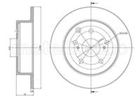 Metelli Bremsscheibe Hinterachse  23-0991C