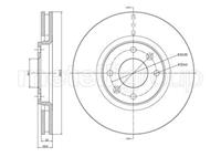 Metelli Bremsscheibe Vorderachse  23-0566C
