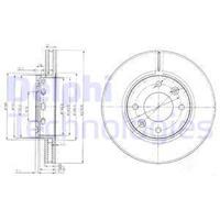 Delphi Bremsscheibe Vorderachse  BG3800