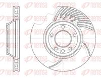 Remsa Bremsscheibe Vorderachse rechts  6769.11