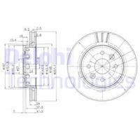 Delphi Remschijf BG3803