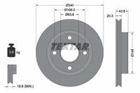 Textar Bremsscheibe Vorderachse  92294703