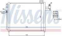 Nissens Kondensator, Klimaanlage  94760