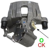 Textar Bremssattel Hinterachse rechts  38183700