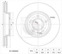 Nps Bremsscheibe Vorderachse  D330O13