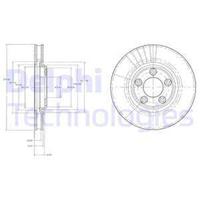 Delphi Bremsscheibe Vorderachse  BG3511