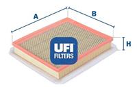 UFI Luftfilter  30.258.00