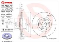 2 remschijven brembo 09.7807.10