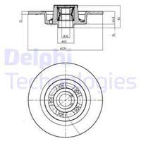 Delphi Remschijf BG9026RSC