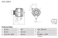 Bosch Generator  0 986 044 330