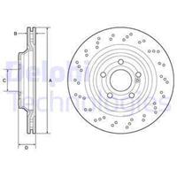 Delphi Bremsscheibe Hinterachse  BG4920C