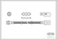 Corteco Bremsschlauch Hinterachse  19032539