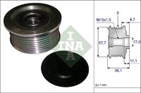 Ina Clutch pulley 535009910