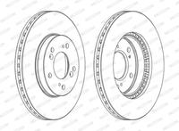 Ferodo Remschijf DDF829C