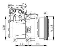 NRF Kompressor, Klimaanlage  32471G