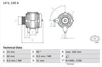 Bosch Generator  0 986 081 100