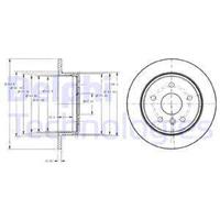 Remschijven DELPHI BG3178, 2 deel
