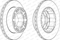 Ferodo Bremsscheibe Hinterachse  FCR184A