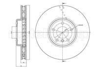 Metelli Bremsscheibe Vorderachse rechts  23-1328C