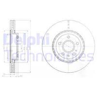 Delphi Bremsscheibe Vorderachse  BG9068