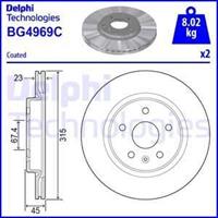 Delphi Remschijf BG4969C