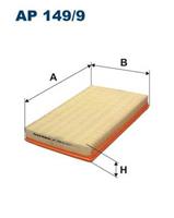 Luchtfilter FILTRON AP149/9
