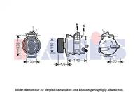 AKS Dasis Kompressor, Klimaanlage  851900N