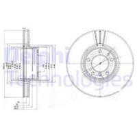 Delphi Bremsscheibe Vorderachse  BG9005