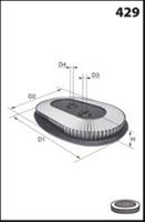 Mecafilter Luftfilter  EL3939