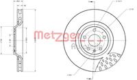 Metzger Bremsscheibe Vorderachse  6110631