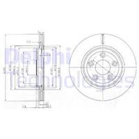 Delphi Remschijf BG3512