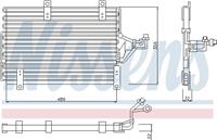 Condensator, airconditioner NISSENS 94215