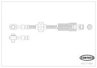 Corteco Bremsschlauch Vorderachse  49371485