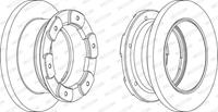 Ferodo Bremsscheibe Hinterachse  FCR236A