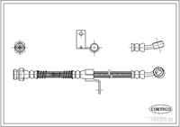 Corteco Bremsschlauch  19033539