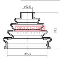 Kamoka Faltenbalg, Antriebswelle radseitig  1146762