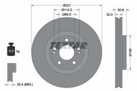 Textar Bremsscheibe Vorderachse  92221700