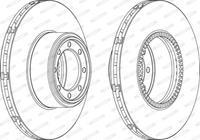 Ferodo Remschijf FCR321A